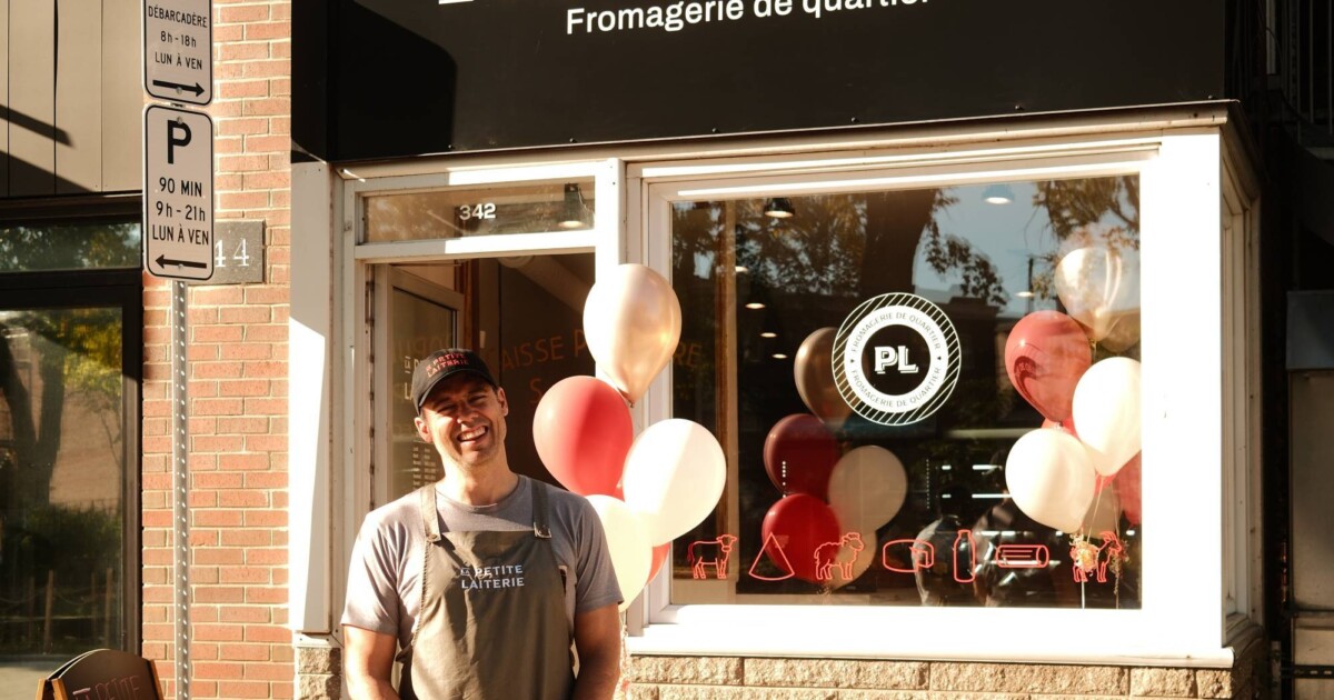 Pierre-Luc, de La Petite Laiterie : la passion du fromage dans Saint-Sauveur